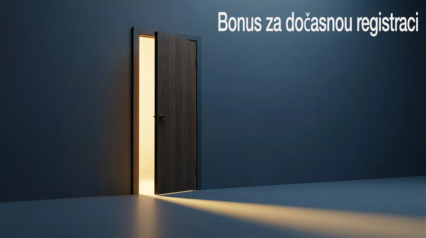 Ilustrace bonusu za dočasnou registraci v zahraničním casinu.