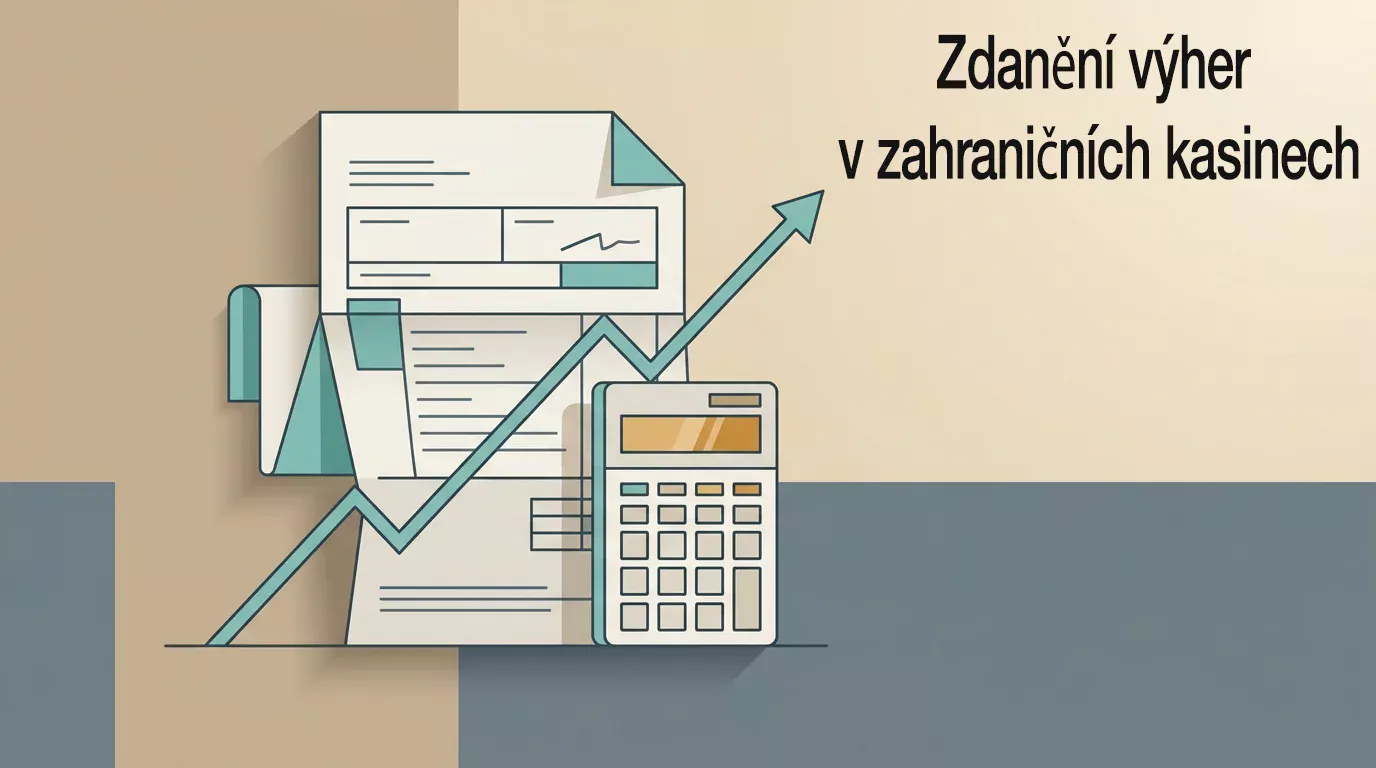 Ilustrace zdanění výher ze zahraničních casin v ČR.
