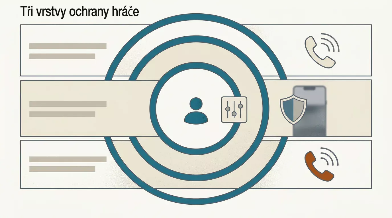 Tři vrstvy ochrany hráče: limity v casinu, aplikace BetBlocker a odborná pomoc Linky Naberte kurz.